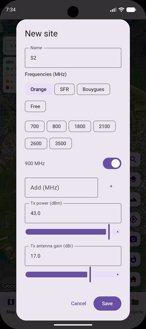 Captura de pantalla 2 de GSM Coverage Planner