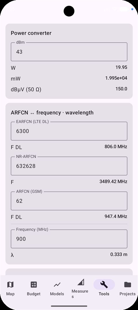 Captura de pantalla 4 de GSM Coverage Planner