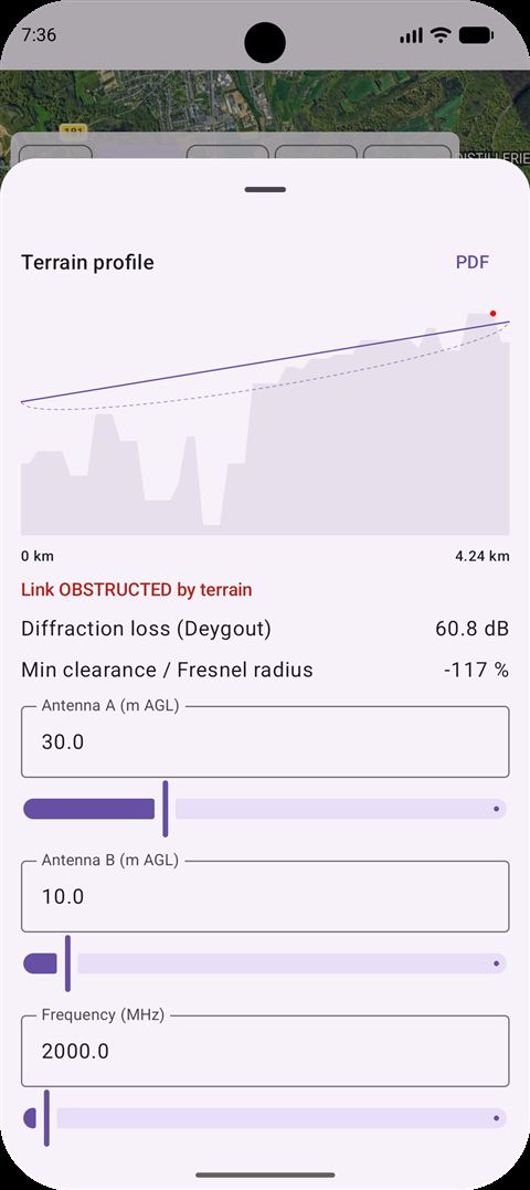 Captura de pantalla 7 de GSM Coverage Planner