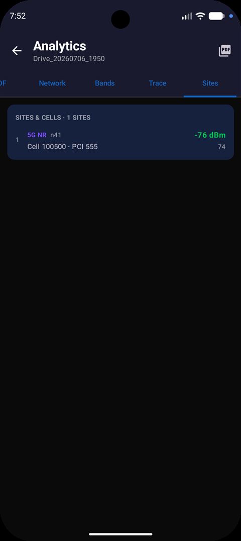 Screenshot 9 von GSM Drive Test